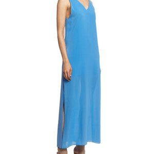 Alice + Olivia Sleeveless High-Slit Maxi Dress